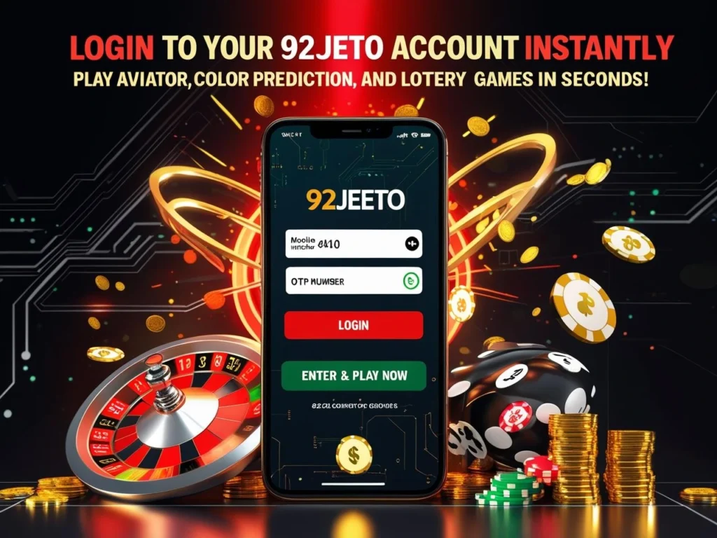 How to Login to Your 92Jeeto Account